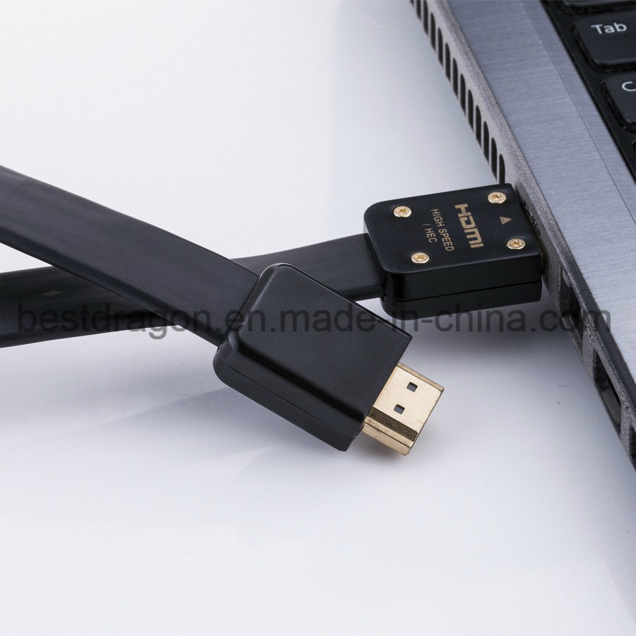 High Speed 18gbps Braided Cord 2.0 HDMI Cable 6FT with Ethernet Audio Return