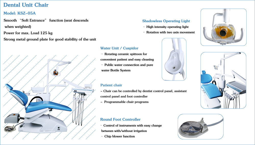 China Good Quality Leather Dental Unit Dental Equipment