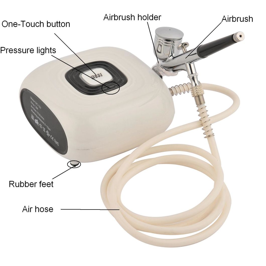 Airbrush Hs08-6AC-Sk Ski Care Cream Facial Home Care Air System