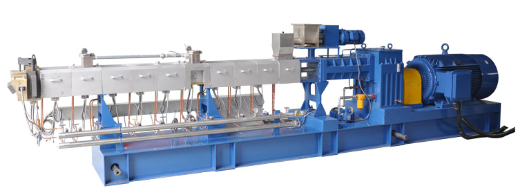 Double Screw Design PVC Plastic Processed Granulating Machinery