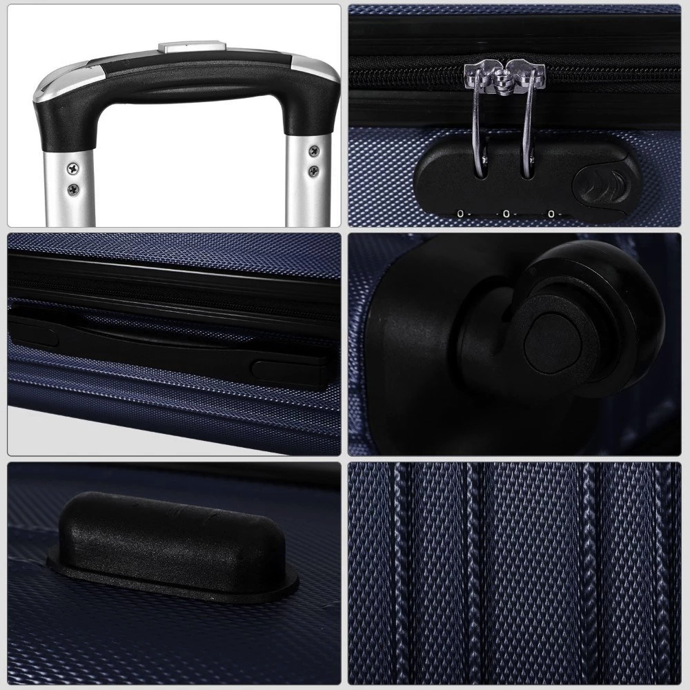 ABS Printed Trolley Travel Spinner Luggage From Xushi-Luggage