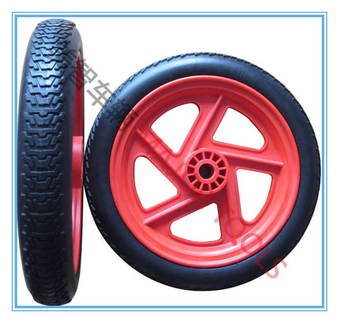 Solid PU Foam Rubber Wheels for Tool Cart