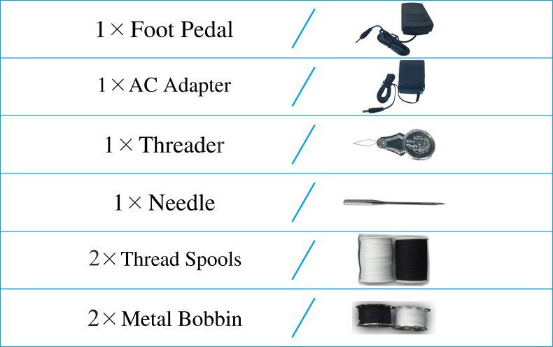 Factory Supply Newly Multifunction Lockstitch Household Sewing Machine for Cloth with Metal Frame (FHSM-700)