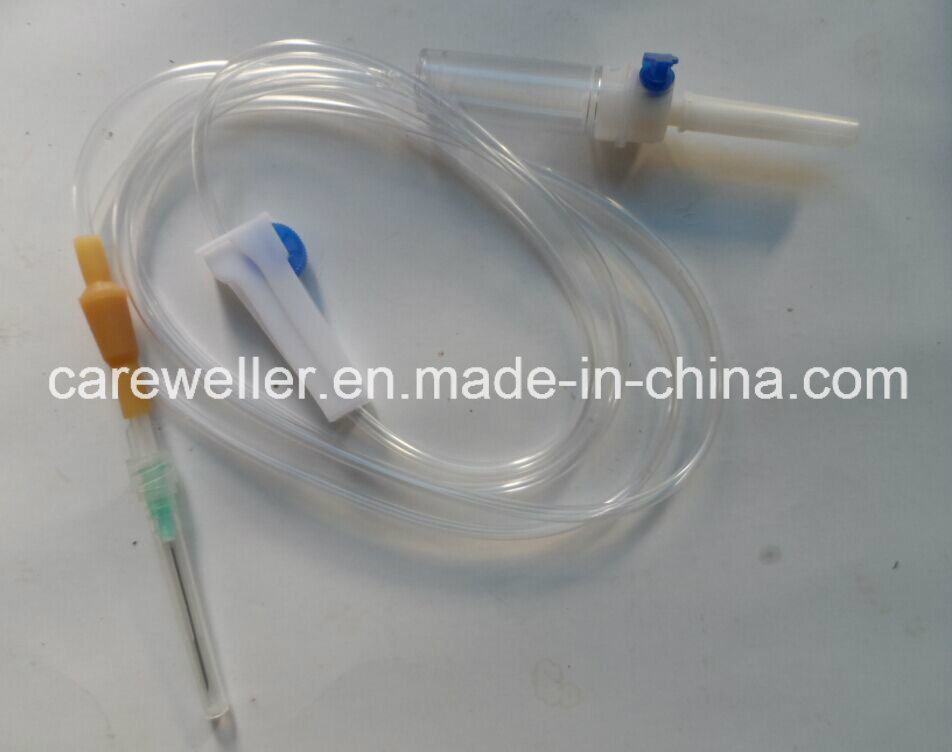 Disposable IV Giving Infusion Set with Needle