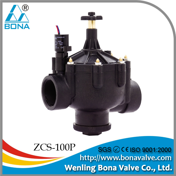3 Inch 220VAC Irrigation Nylon Solenoid Valve (ZCS-100P)