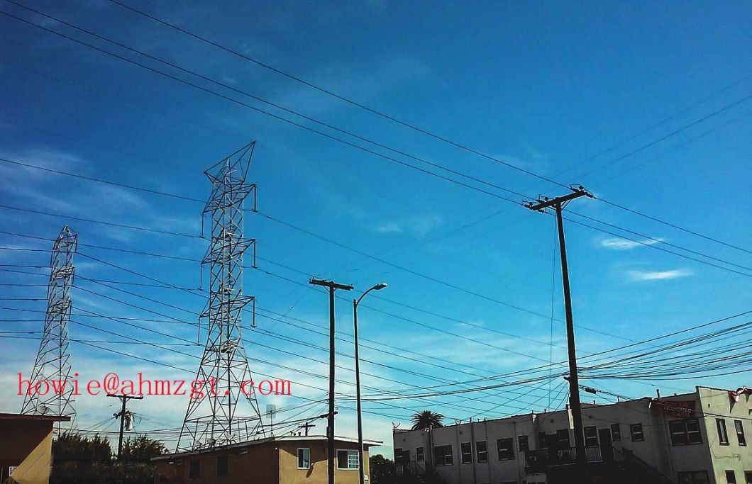 Factory Price Reinforced Concrete Power Transmission & Transformer Pole Iron Tower