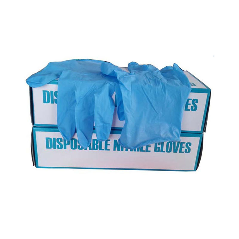 Disposable Blue Nitrile Examination Glove