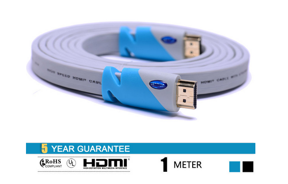 V1.4 V2.0 Flat HDMI Cable 3m