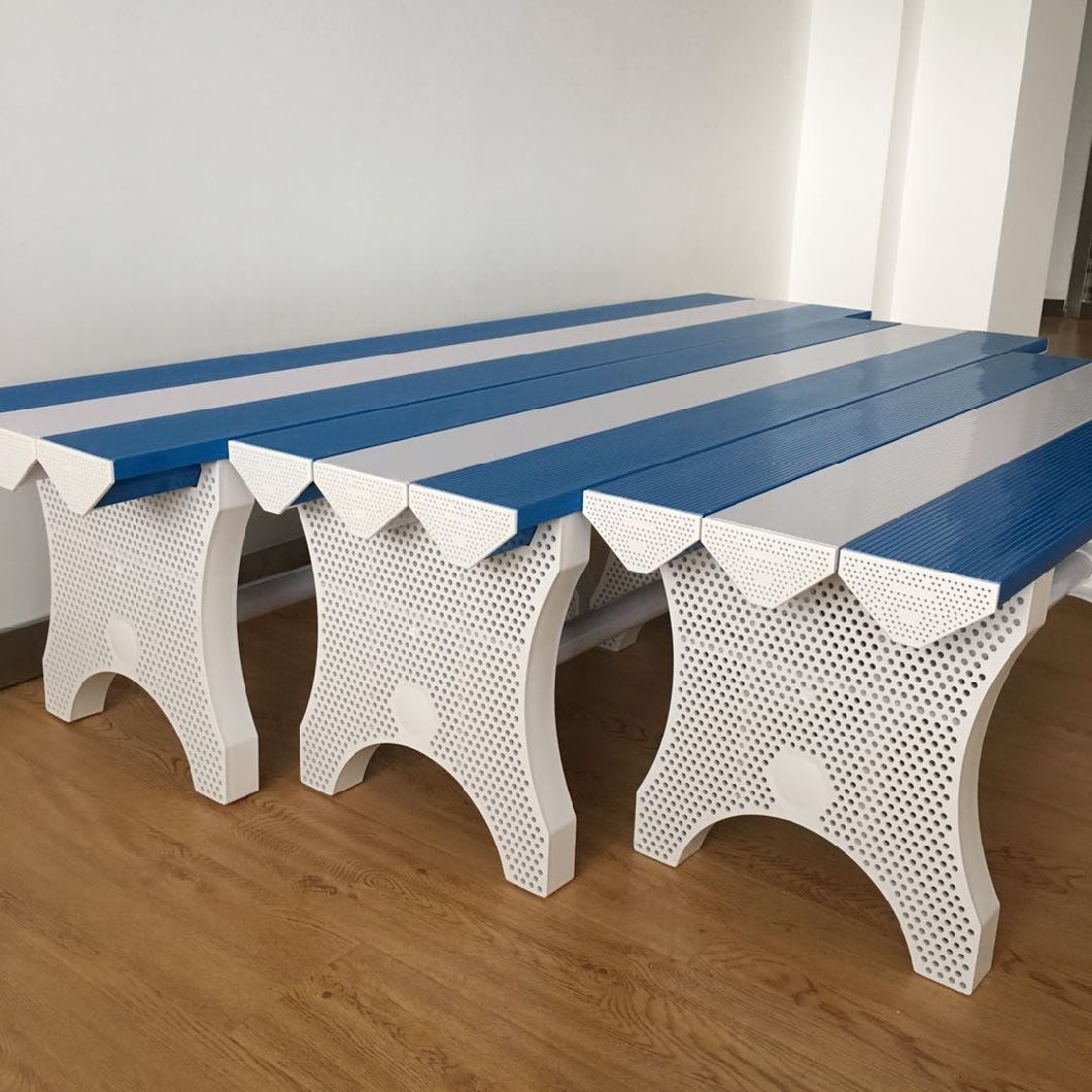 Plastic Garden Modern Outdoor Bench