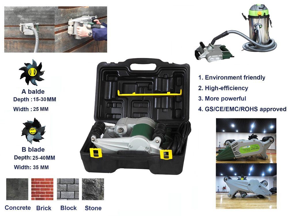 1450W Electric Block Wall Chaser Portable Wall Saw (HL-3580)