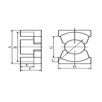 Pq3230 Ferrite Core and Bobbin