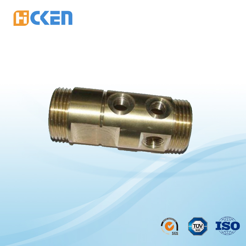 Customized CNC Machine Precision Brass Hollow Pipe Fitting