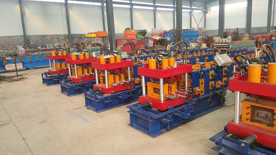 Building Steel Channel Making Wall Stud C Z Purlin Roll Forming Machine