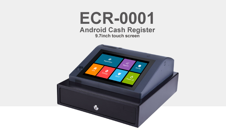 Electronic Cash Register with Software Under Android 4.4.4 System with Thermal Printer and Cash Drawer