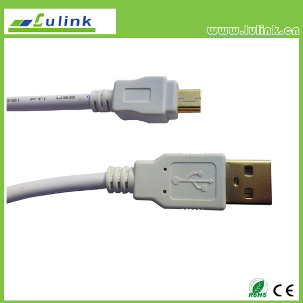 USB 2.0 Am to Mini 5 Pin Male USB Cable