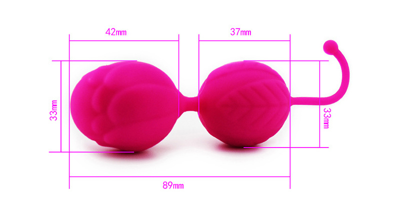 100% Silicone Kegel Balls, Smart Love Ball for Vaginal Tight Exercise Machine Vibrators, Ben Wa Balls of Sex Toys for Women