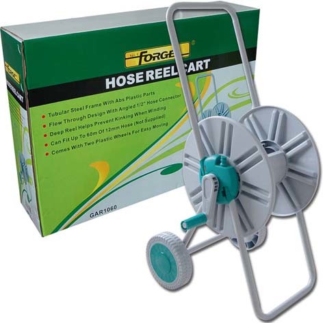 High Quality Two Wheels Tubular Steel Frame Garden Water Hose Reel Cart