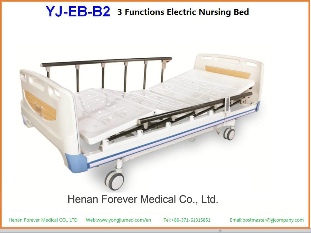 China Hospital Nursing Electric 3 Function Affordable Bed Medical