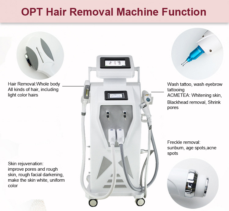 Permanent 808nm Beauty Shr Diode Laser IPL Hair Removal Machine