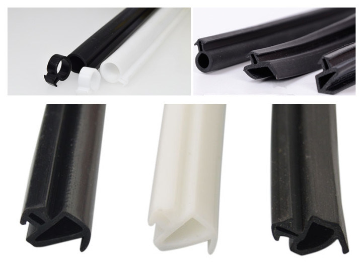 Flexible PVC/Rubber Edge Trim Seal for Plastics-Steel Doors and Windows