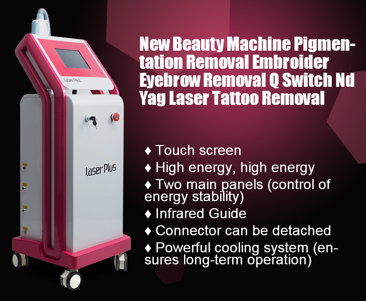 Professional Portable Permanent Tattoo Removal and Eyebrow Laser Tattoo Removal Salon ND YAG Laser Tattoo Removal for Body Machine