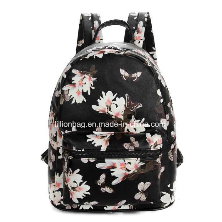 Hot Fashion Girl's Printed Flowers Backpacks for Ladies Travel Shopping