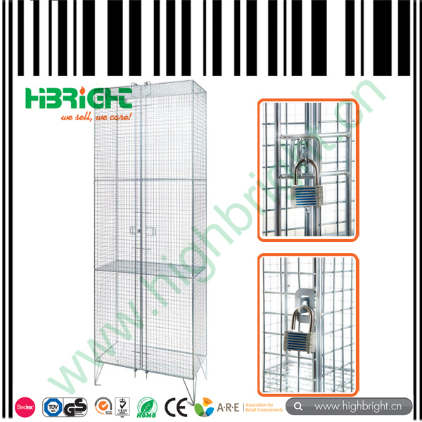 High Quality Zinc Galvanizing Steel Storage Wire Mesh Locker