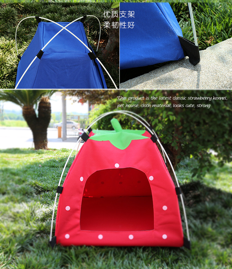 Orange Red Blue Colour Pet Tent Summer Pet Tent