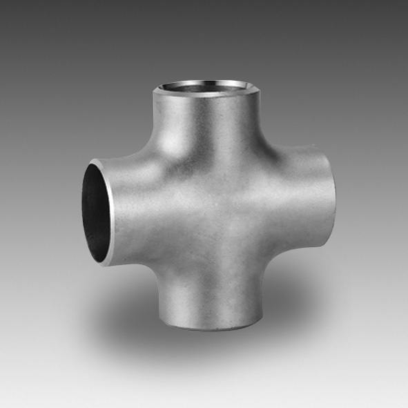 A234 Wpb/WPC Carbon Steel Butt Welded 4-Way Cross Pipe Fitting