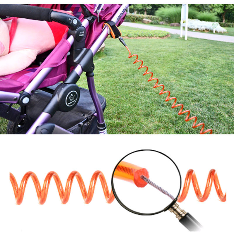 1.5/2/2.5m Toddler Baby Kids Safety Link Anti Lost Rotated Traction Rope