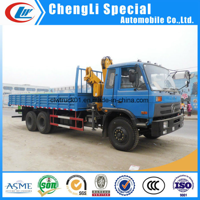 Dongfeng 6X4 10tons Telescopic Boom Truck Crane