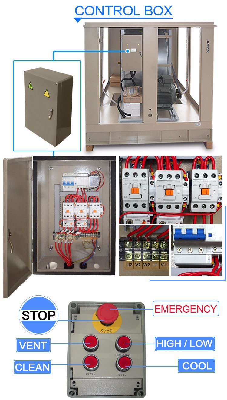 Metal Material Water Air Conditioner Swamp Air Cooler (JH50LM-32S2)
