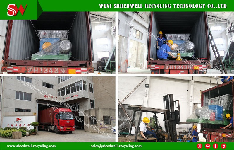 Waste Tire/Metal/Wood/Plastic Cutting Machine for Used Resource Recycling
