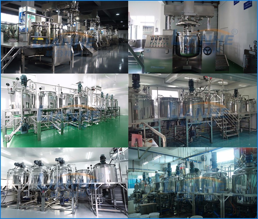 Vacuum Homogenizing Pharmaceutical/Cosmetic Cream Making Machine Mixer