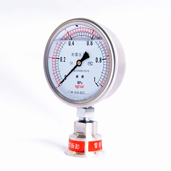 100mm Stainless Steel Pressure Gauge Ce Approved with Silicone Oil