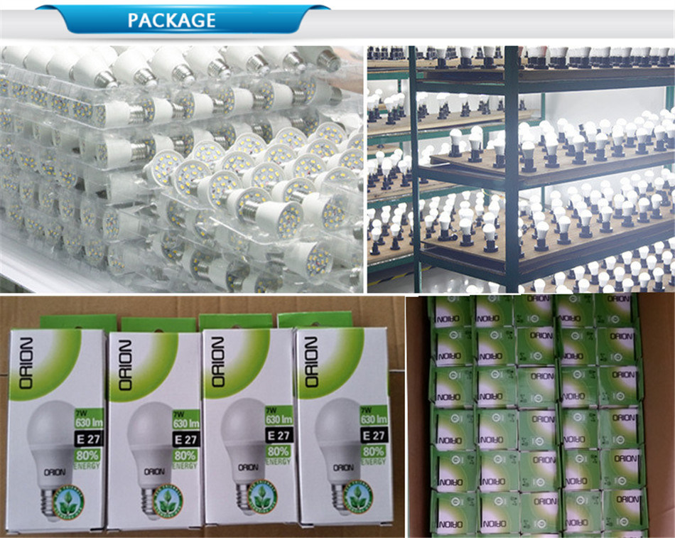 Energy Saving Light Three Parts 12W E27 LED Bulb SKD