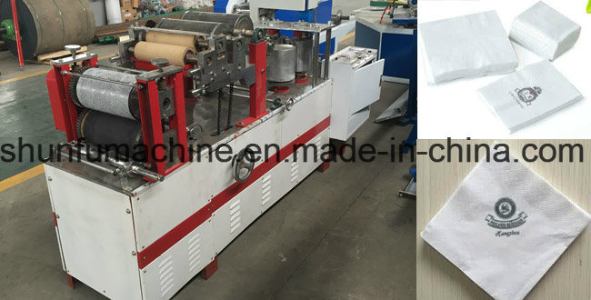 High Speed Printing and Embossing Toilet Paper Napkin/Serviette Machine