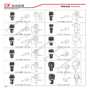 5X20 6X30 Glass Fuse Clip