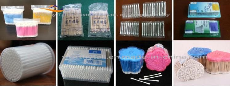 Cotton Swab Machine with Packing Desk