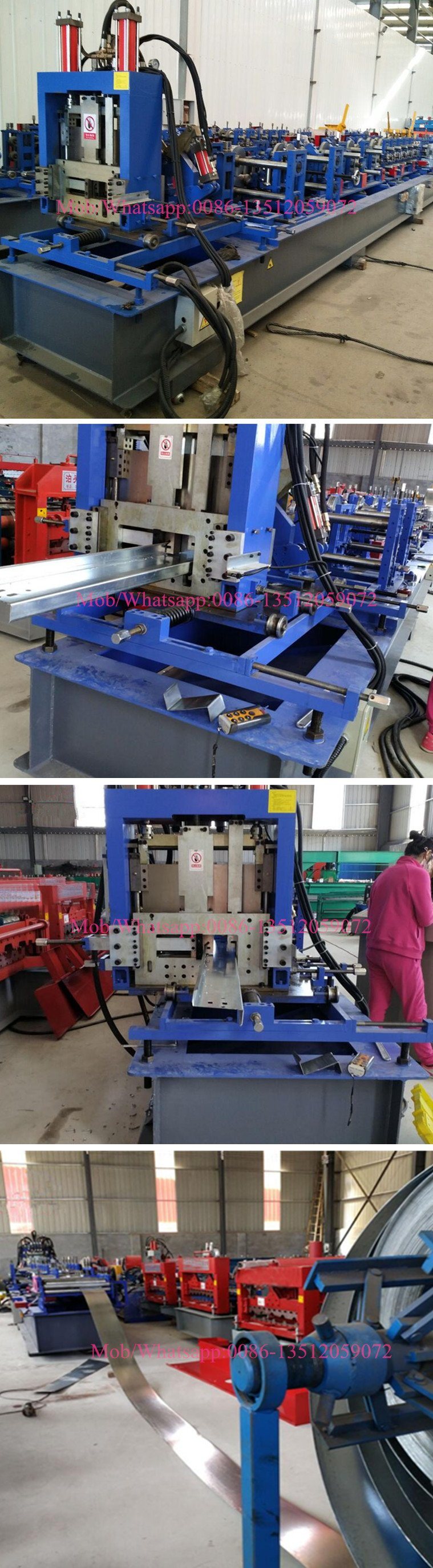 C Z Interchangeable Purline Roll Forming Machine