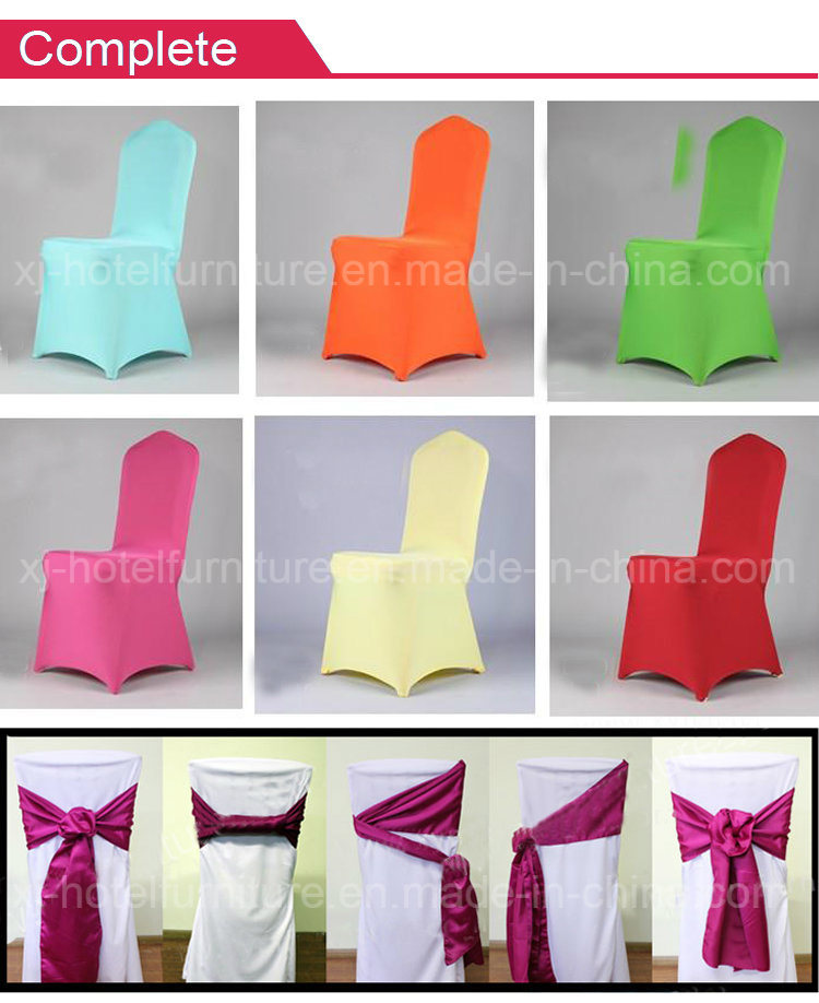 Wholesale Cheap Stretch Banquet Wedding Decoration White Lycra Spandex Chair Cover