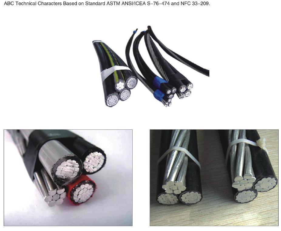 11kv Duplex Service Drop Aluminium XLPE Overhead Aerial Bundled Cable