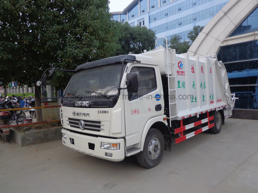 Q345b Self Loading 4X2 Dongfeng Compression Garbage Truck