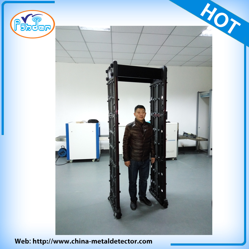 Portable Full Body Scanner Door Frame Walk Through Metal Detector