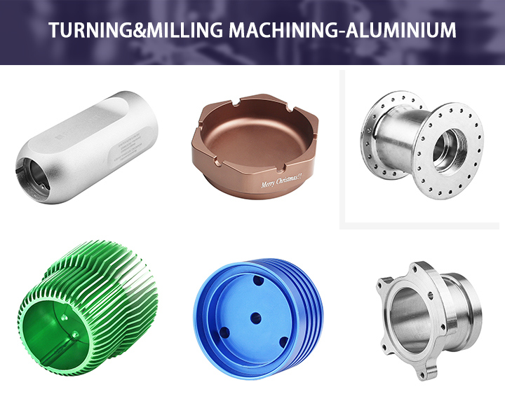 Custom Metal Aluminum CNC Machining Auto Electric Turning Parts