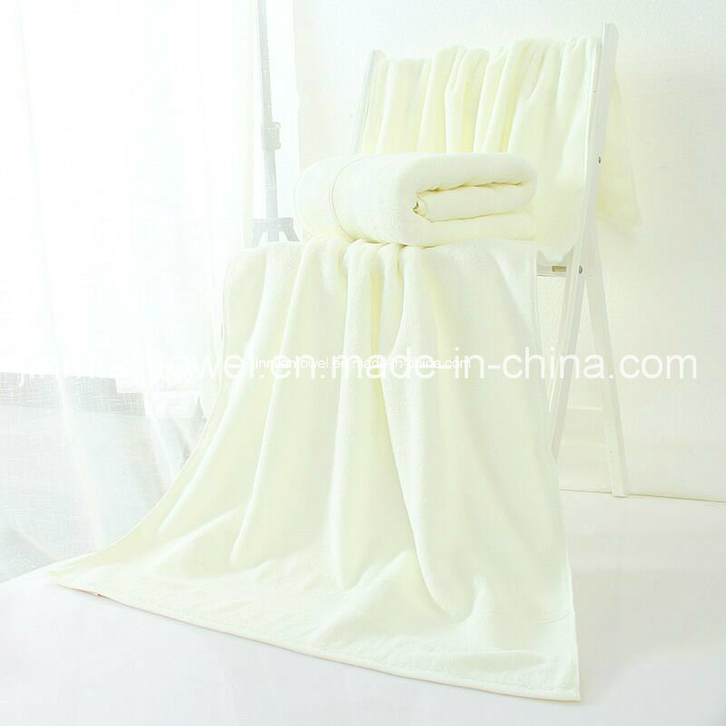 Soft and Fluffy Plain Weave 32s/2 Exquisite Quality Hotel Towel Set, Bathroom Towel