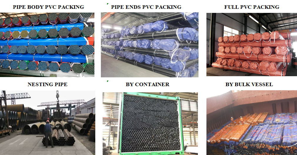 ASTM A106 /API5l Gr. B Mild Carbon Galvanized Seamless Steel Pipe Factory with Competitve Price