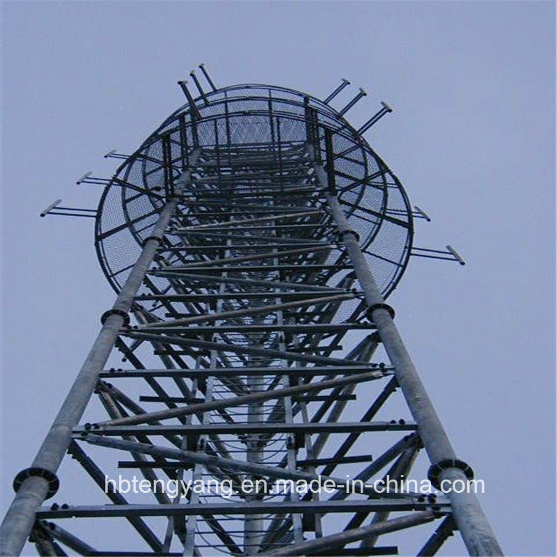 3 Legged Steel Tube Telecommunication Tower