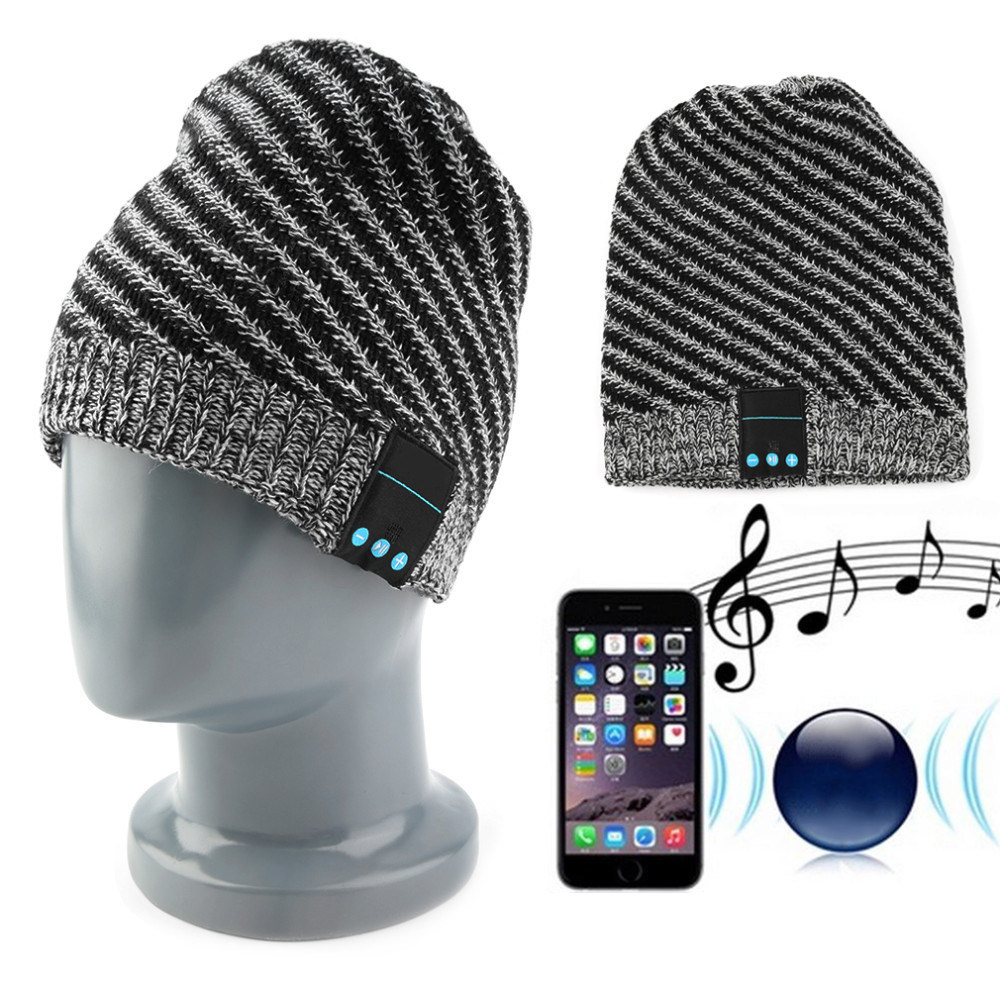 Spring Knitted Convenience Listening Phone Bluetooth Beanie