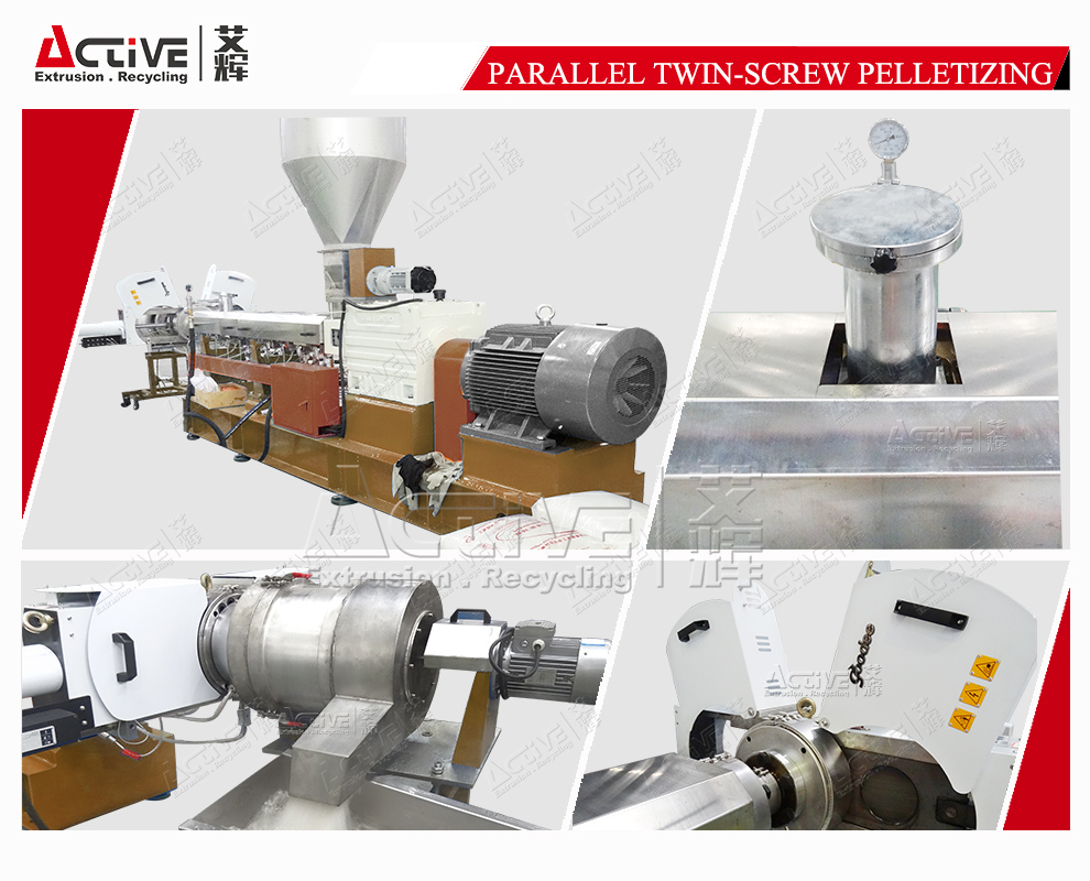PP PE Plastic Raw Material Recycled Pellets Second Hand Plastic Extruder